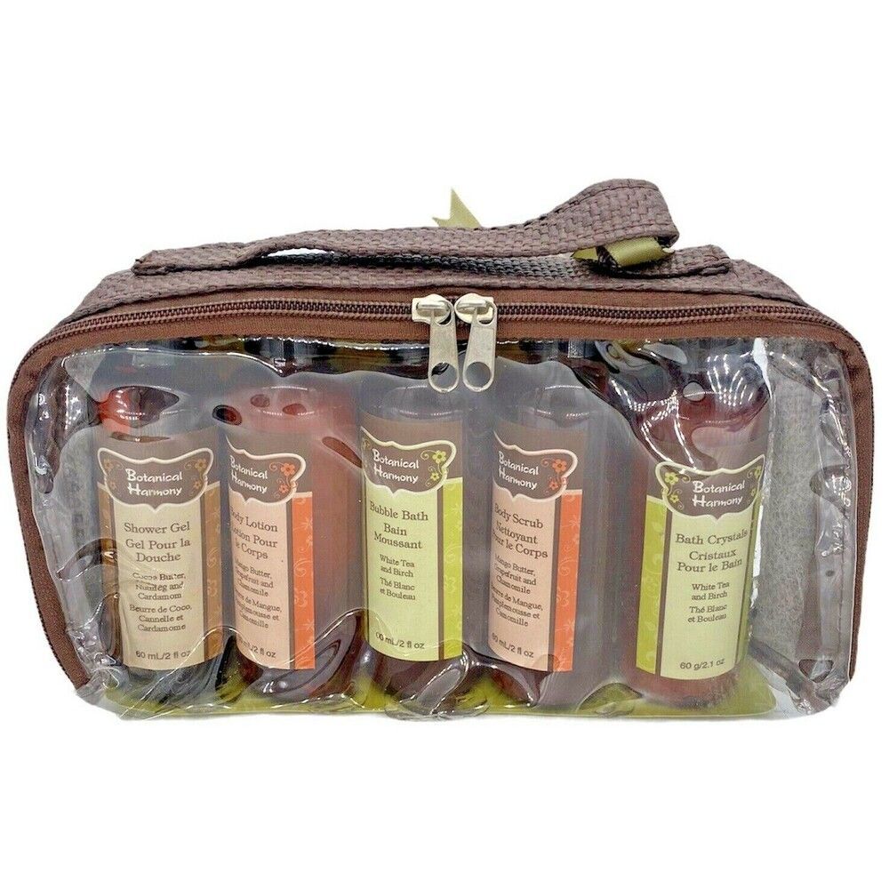 RARE Pier1 Cosmetic Travel Bath Set 5 pc/2 fl.oz each various scents GIFT NOS